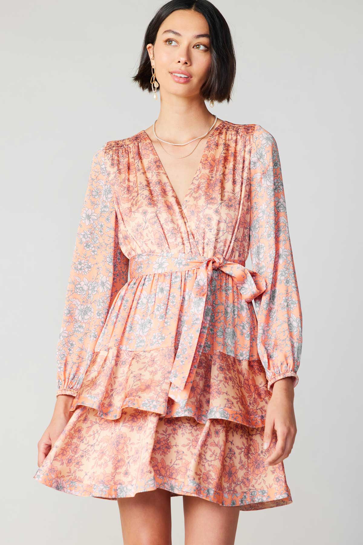 ROSE APPLIQUE CAMI DRESS