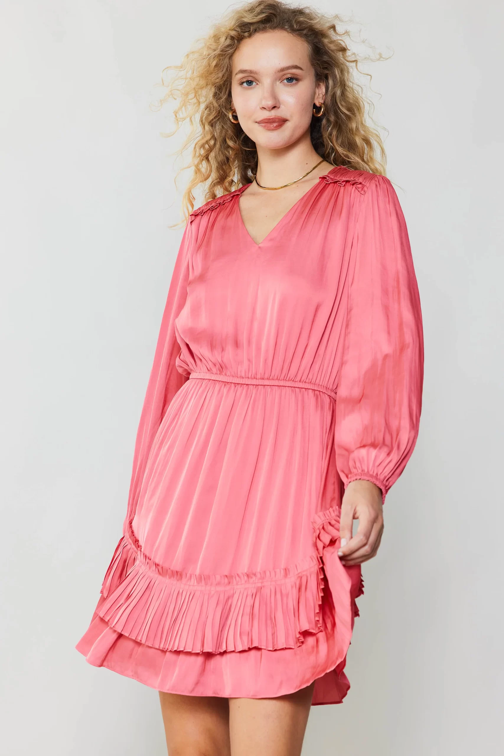 ROSE APPLIQUE CAMI DRESS