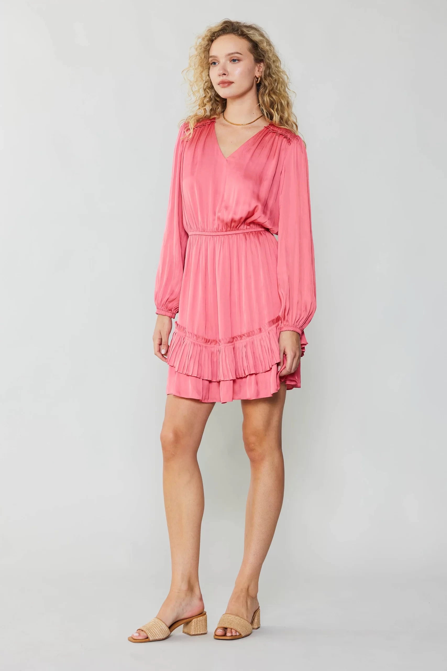 ROSE APPLIQUE CAMI DRESS