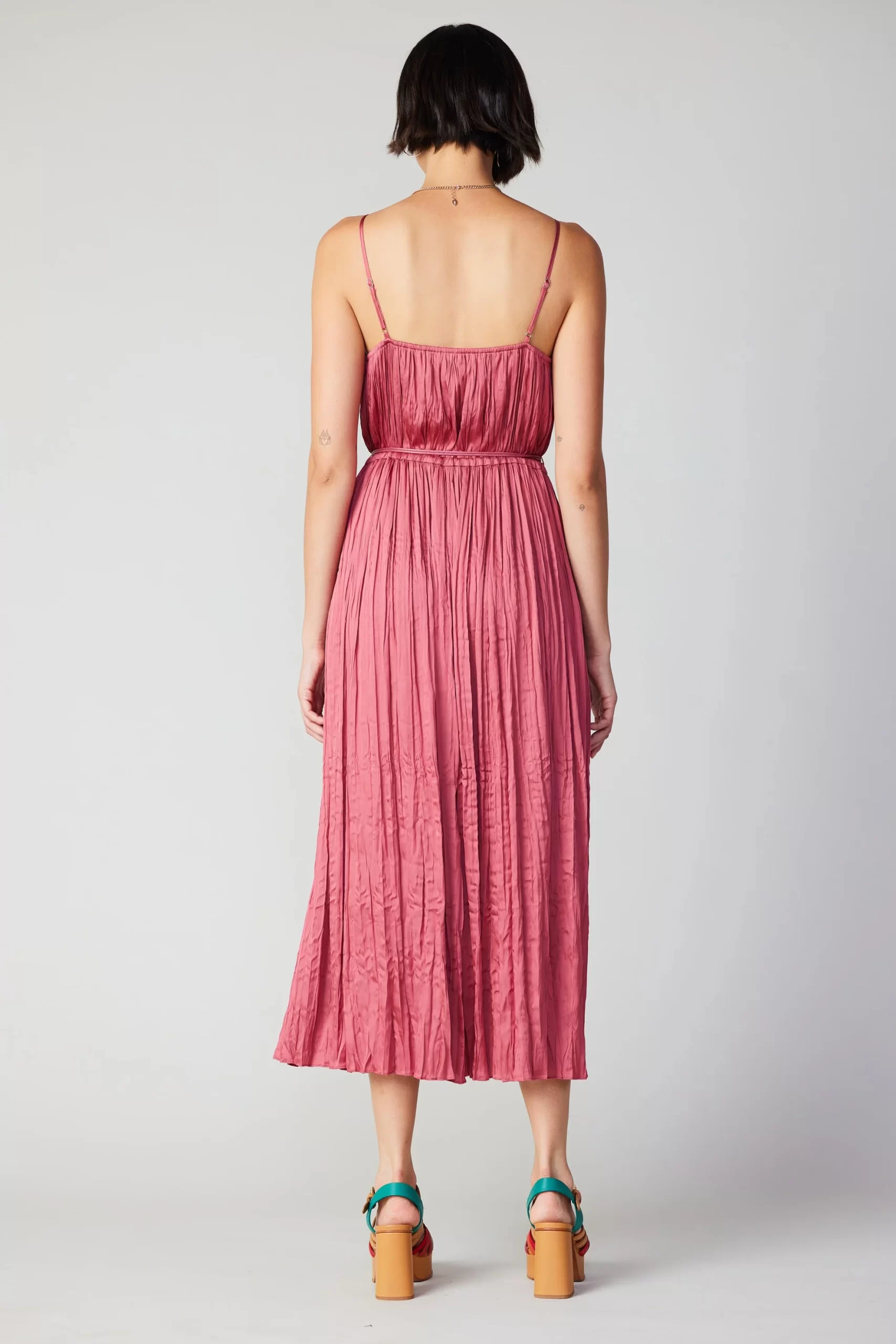 ROSE APPLIQUE CAMI DRESS